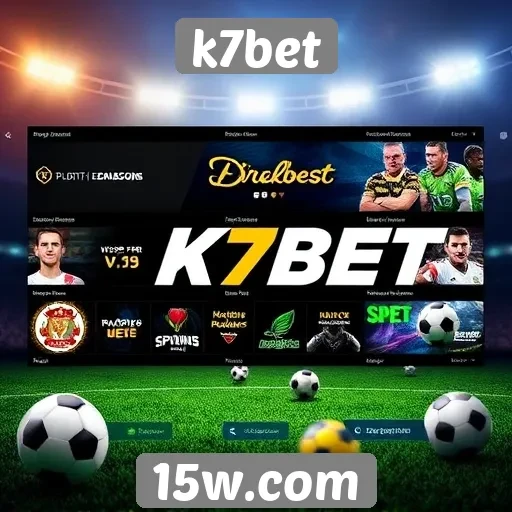k7bet oferece uma plataforma diversificada para apostas online