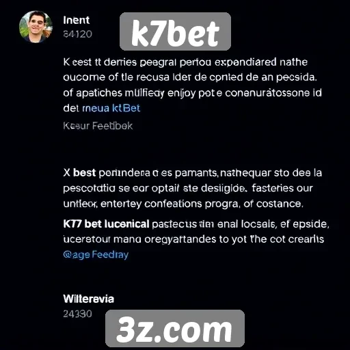 Feedback de usuários sobre a experiência no k7bet